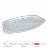 Khay nhôm oval 1500ml