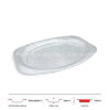 Khay nhôm oval 780ml
