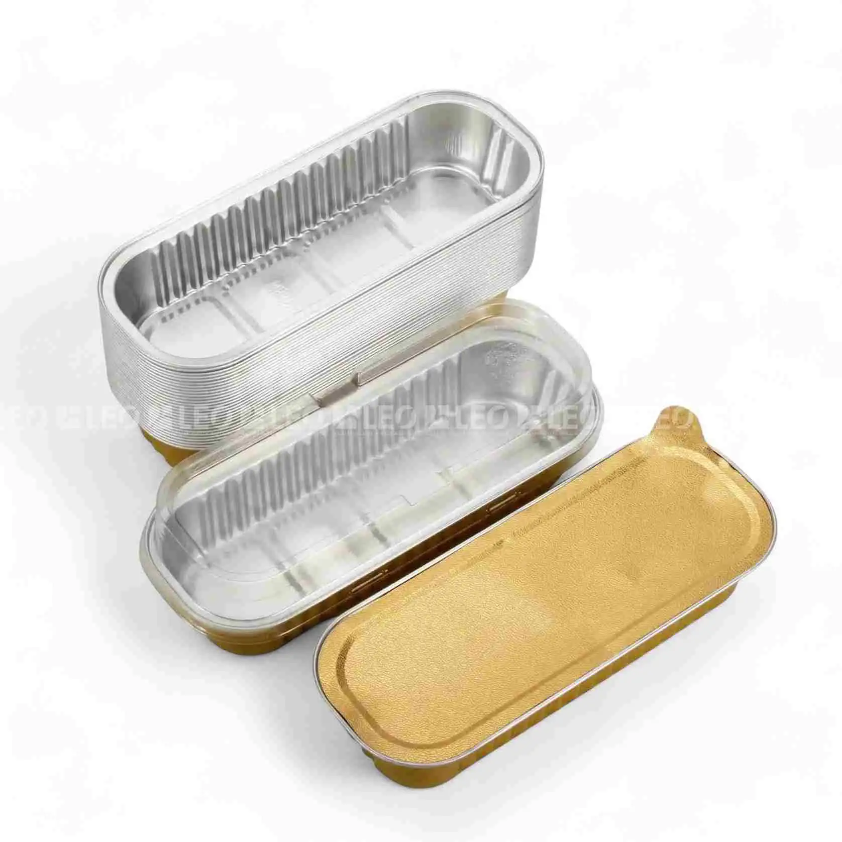 Khay nhôm chữ nhật cao cấp 200ml 4 Khay nhôm chữ nhật cao cấp 200ml