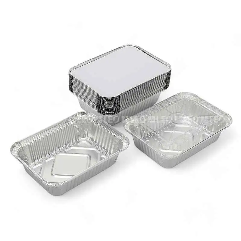 Khay nhôm chữ nhật 1040ml 4 Khay nhôm chữ nhật 1040ml